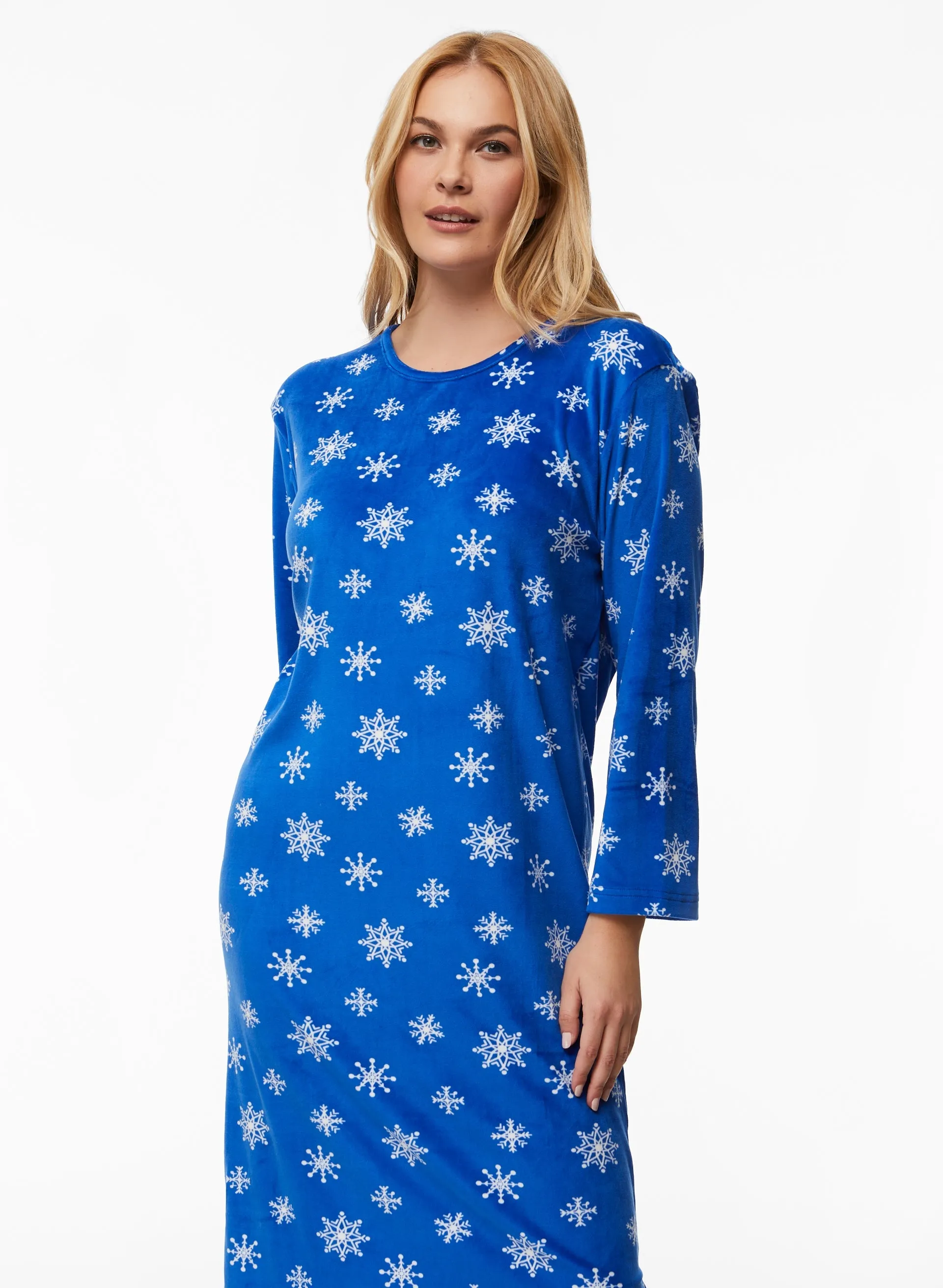 Velour Star Motif Nightgown