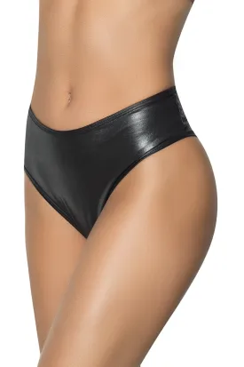 Wet Look High Waist Panty