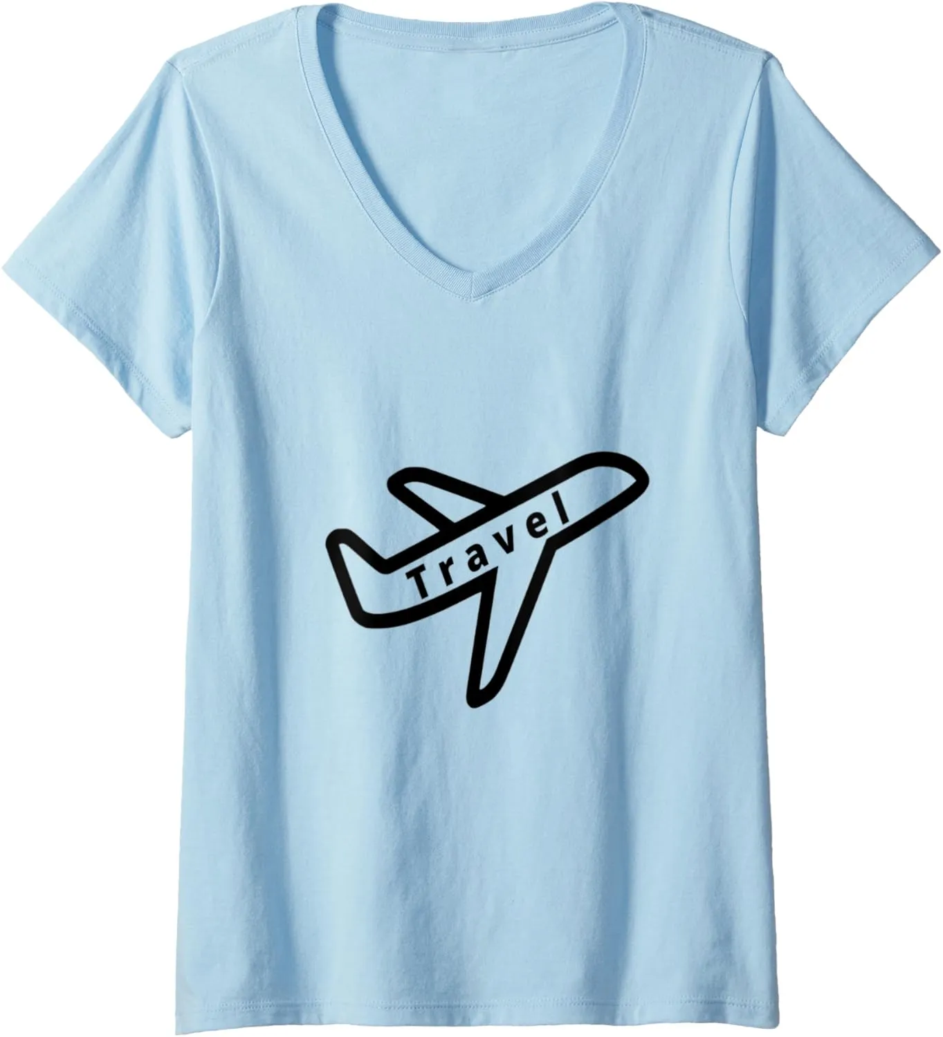Womens boutique travel adventure tees gifts accessories V-Neck T-Shirt