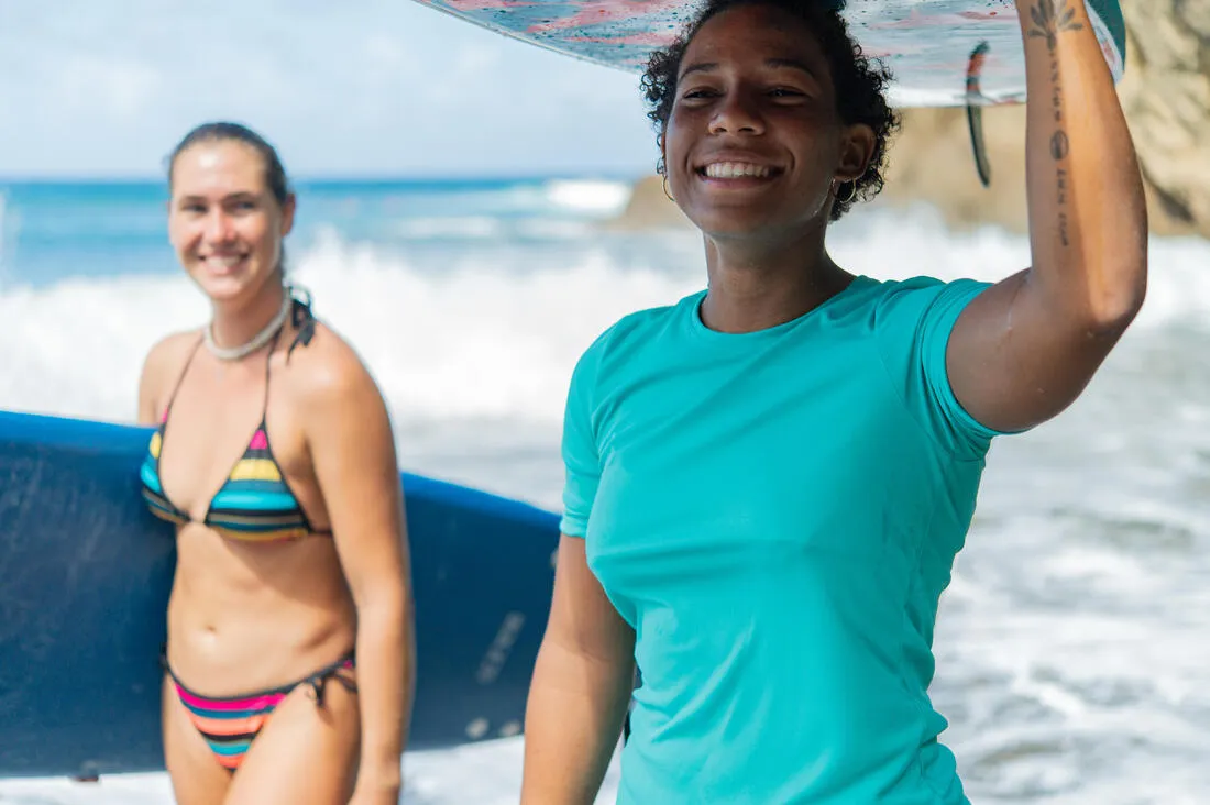 WOMEN’S SURFING SHORT SLEEVE UV PROTECTION T-SHIRT MALOU